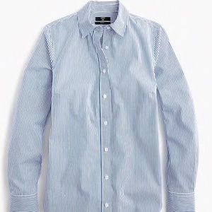 J Crew button down shirt. Classic blue stripe.